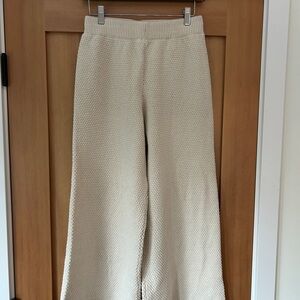 Cozy Cream Knit Pants